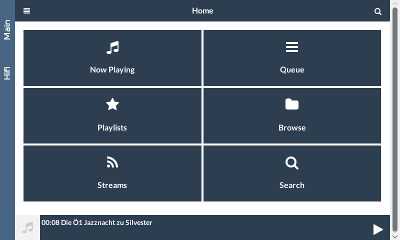 Hifi web interface