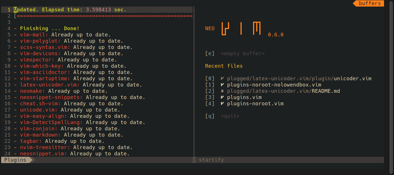 A demo screenshot