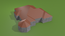 Roof of a house